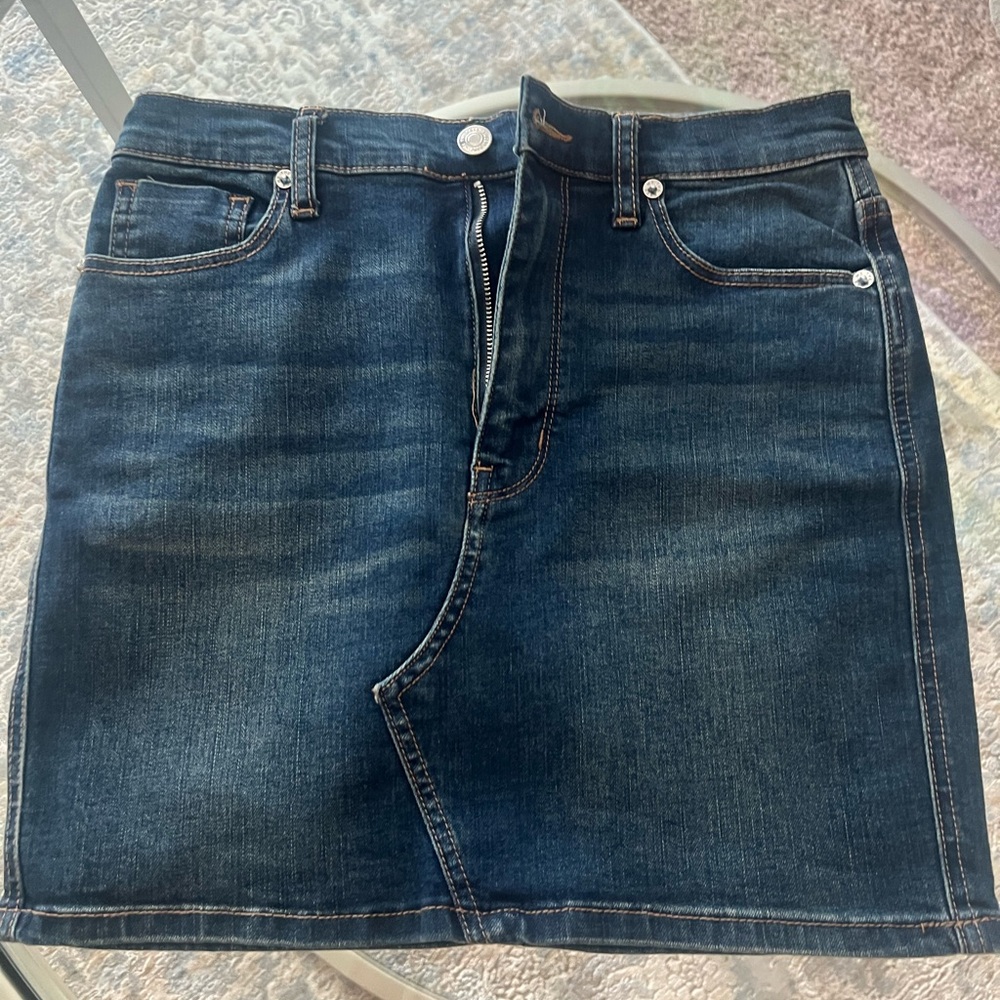 We The Free Denim Skirt free people nwot
